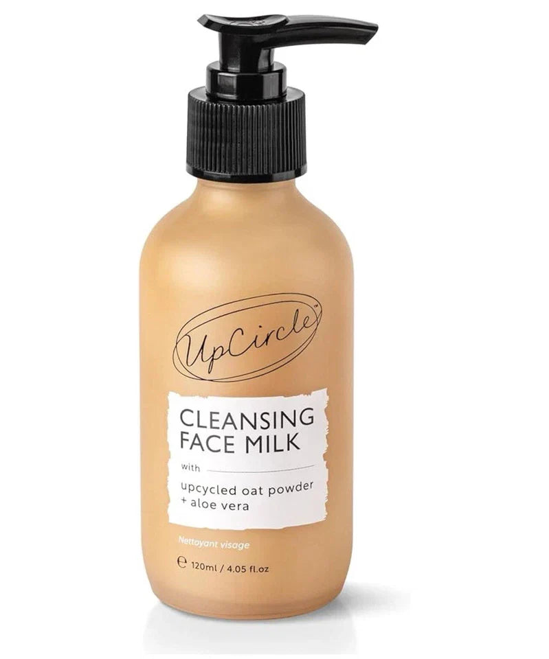 UPCIRCLE Cleansing Face Milk with Aloe Vera + Oat Powder 4.05oz