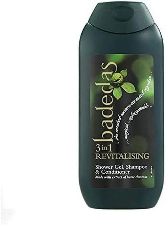 Travel-Friendly 3-in-1 Shower Gel, Shampoo & Conditioner Set - 6 x 200ml Bottles